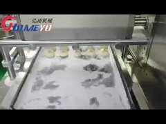 Commerciële boterkoekjesbeker cake depositor 3KW voor snackfood fabriek